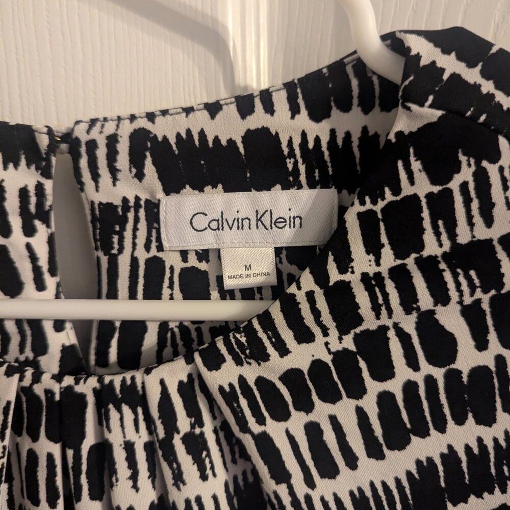 Calvin klein black and white top - M - Picture 3 of 5